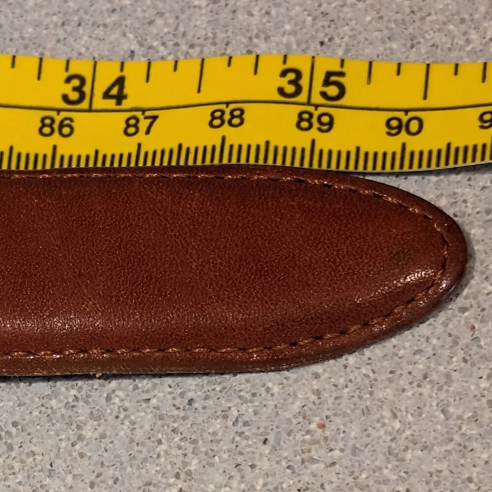 Coach British Tan Leather Belt - Picture 8 of 8